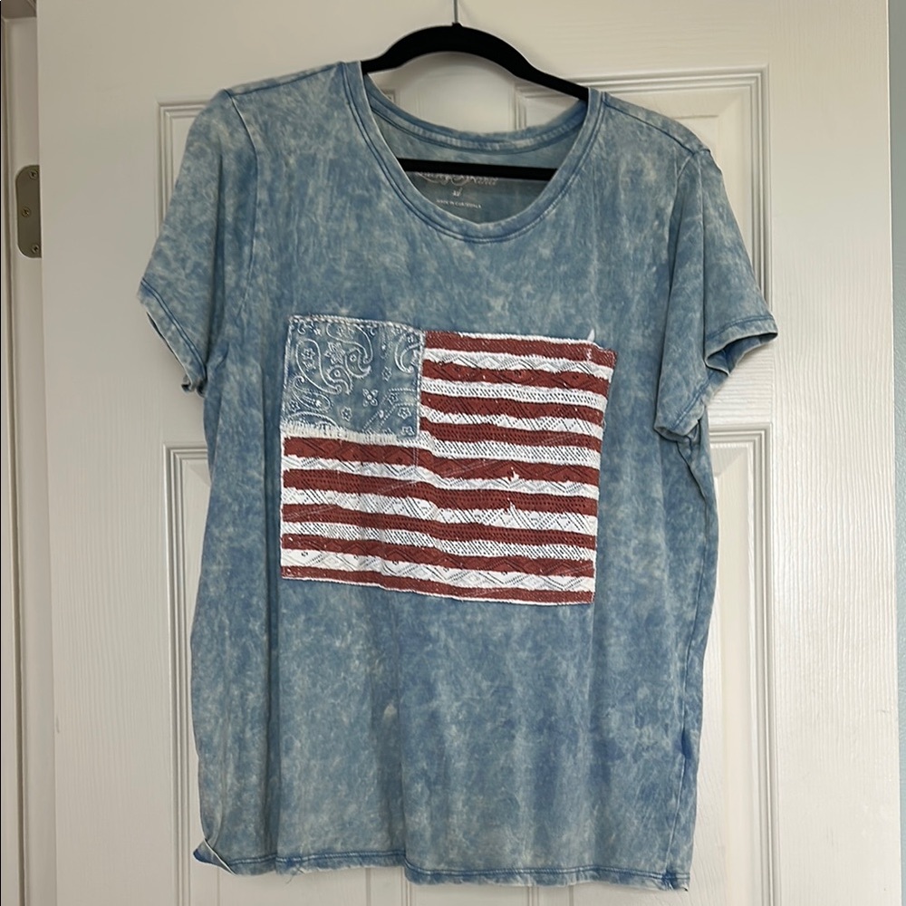 Lucky Brand American Flag Shirt